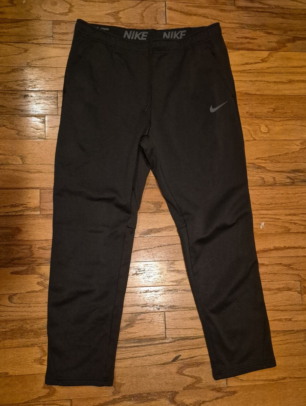 Nike Black Performance Joggers with Subtle Swoosh Mens Sz 2XL